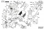 Bosch 3 600 HA4 105 Rotak 37 S Lawnmower 230 V / Eu Spare Parts